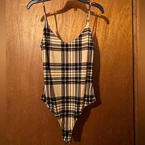 Plaid Women's Bodysuit